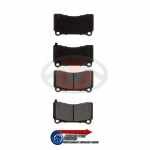 Bendix Metallic Rear Brake Pads- Low Dust Formula- For CBA R35 GTR VQ38DETT